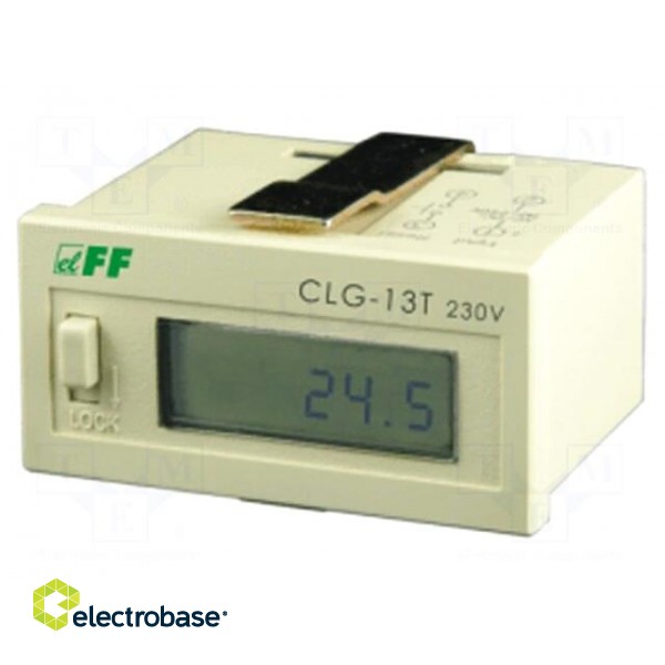 Counter: electronical | LCD | working time | Range: 0÷99999,9h | IP20
