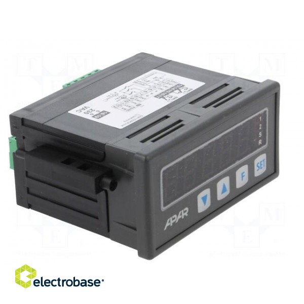 Counter: electronical | 5-digit LED | pulses/flow | SPDT | 230VAC фото 8