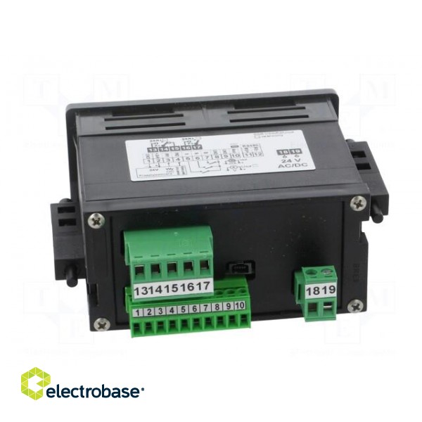 Counter: electronical | 5-digit LED | pulses/flow | SPDT | 24VDC фото 5