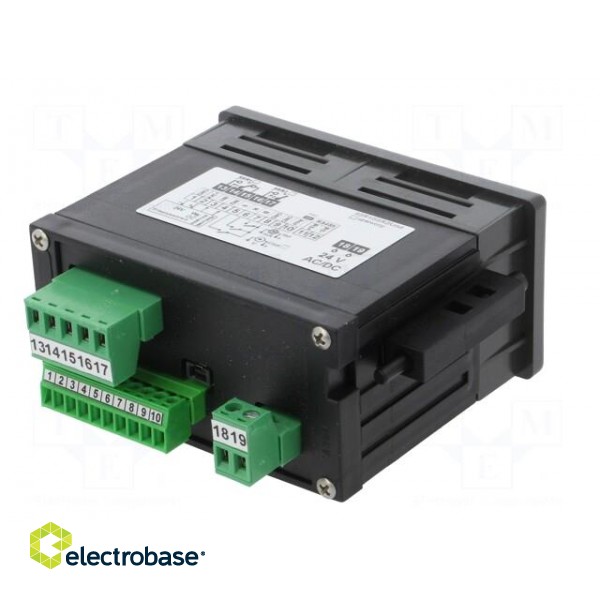 Counter: electronical | 5-digit LED | pulses/flow | SPDT | 24VDC image 6