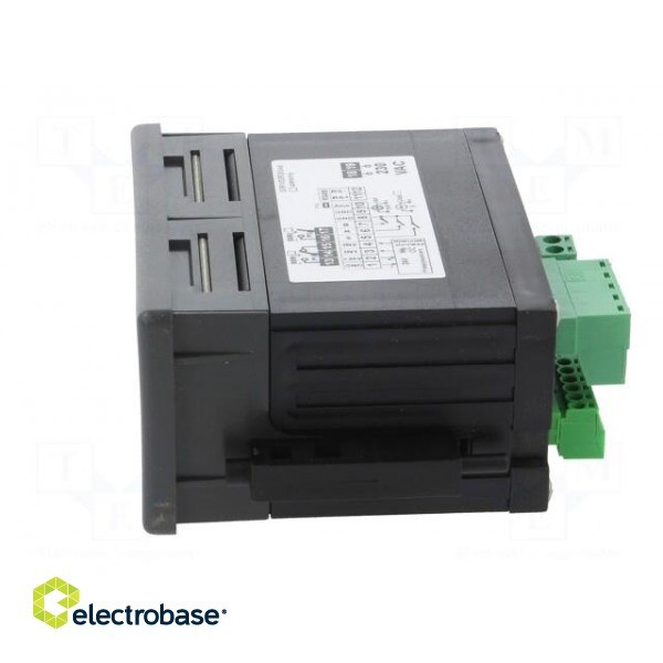 Counter: electronical | 5-digit LED | pulses/flow | SPDT | 230VAC paveikslėlis 3