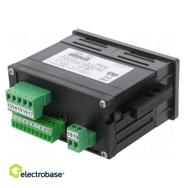 Counter: electronical | 5-digit LED | pulses/flow | SPDT | 230VAC image 6