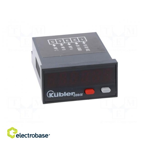 Counter: electronical | 6-digit LED | pulses | Resetting: electrical paveikslėlis 9