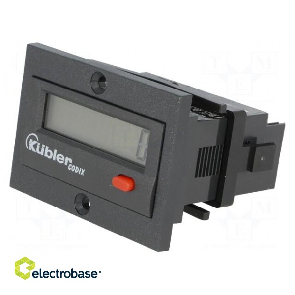 Counter: electronical | LCD | pulses | 99999999 | IP65 | IN 1: contact image 1