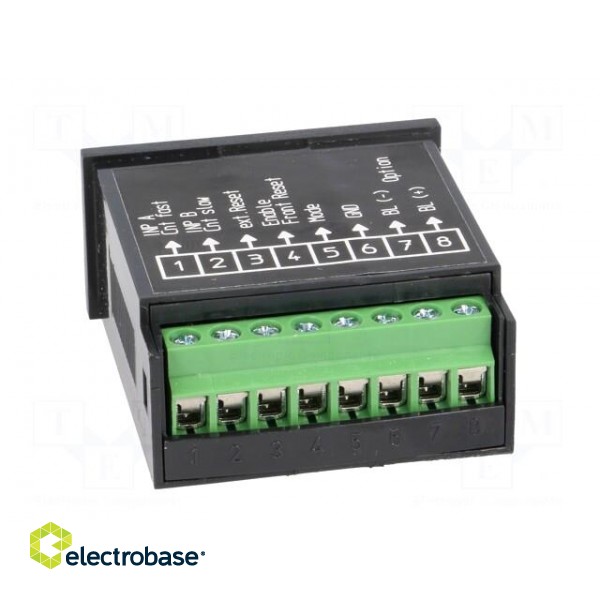 Counter: electronical | LCD | pulses | 99999999 | IP65 | IN 1: voltage image 5