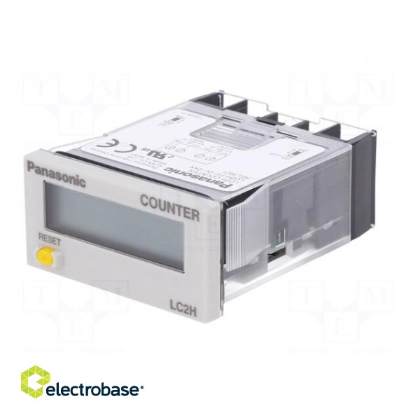 Counter: electronical | LCD | pulses | 99999999 | IP66 | IN 1: 4,5÷30VDC image 2