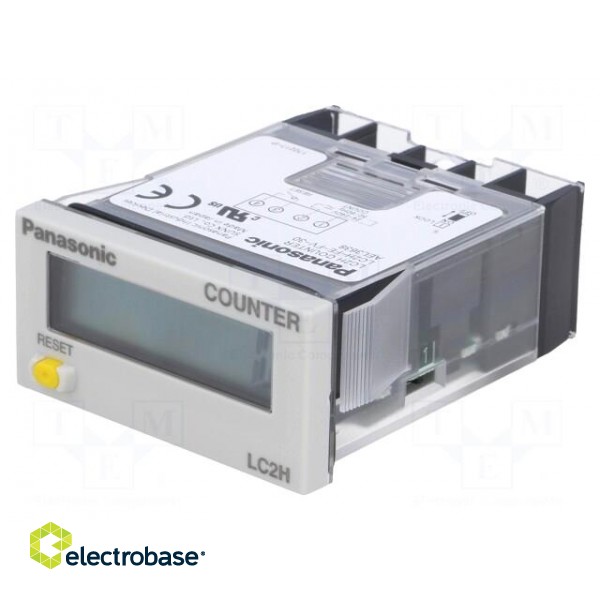 Counter: electronical | LCD | pulses | 99999999 | IP66 | IN 1: voltage image 1