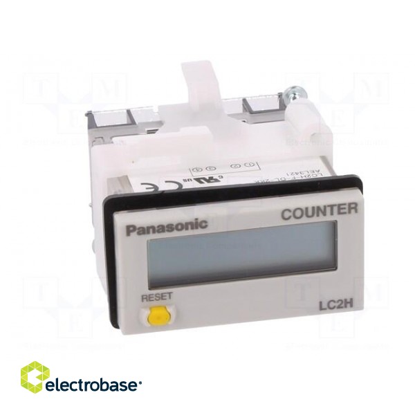 Counter: electronical | LCD | pulses | 99999999 | IP66 | on panel image 9