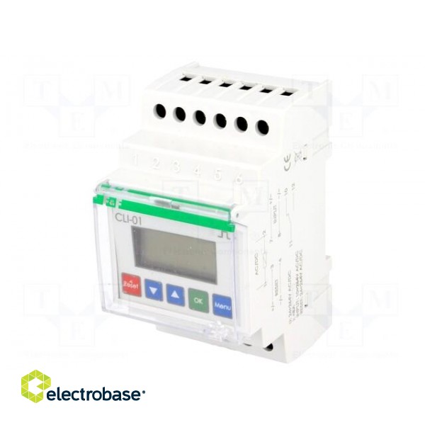 Counter: electronical | LCD | pulses | 99999999 | SPDT | IP20 image 1