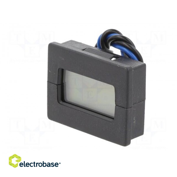 Counter: electronical | LCD | pulses | 999999 | IP40 | IN 1: contact image 2
