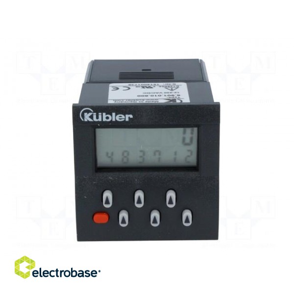 Counter: electronical | LCD | pulses | 999999 | 250VAC/2A | IP65 image 9