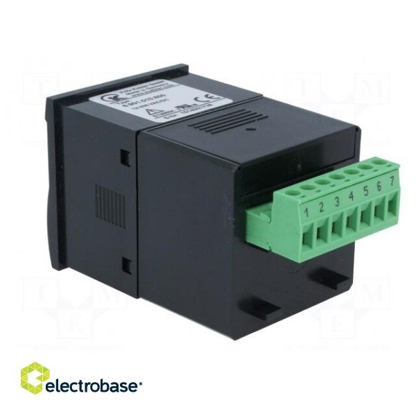 Counter: electronical | LCD | pulses | 999999 | 250VAC/2A | IP65 image 4