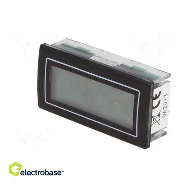 Counter: electronical | LCD | pulses | 99999999 | IP20 | IN 2: voltage paveikslėlis 2