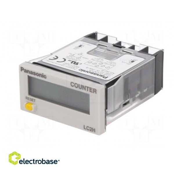 Counter: electronical | LCD,with a backlit | pulses | 99999999 | IP66 image 2