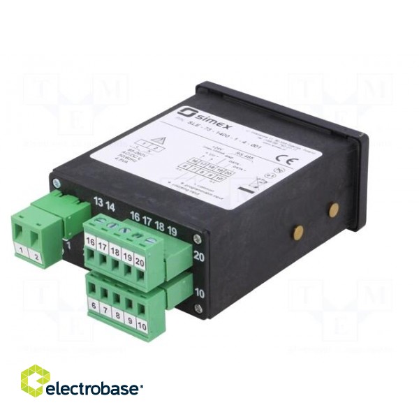 Counter: electronical | LED | pulses | 999999 | supply | IP65 | 85÷260VDC image 7