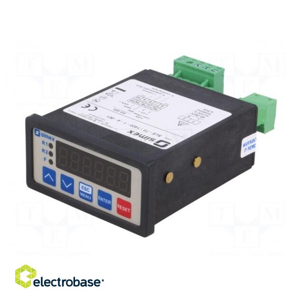 Counter: electronical | LED | pulses | 999999 | supply | IP65 | 85÷260VDC image 3