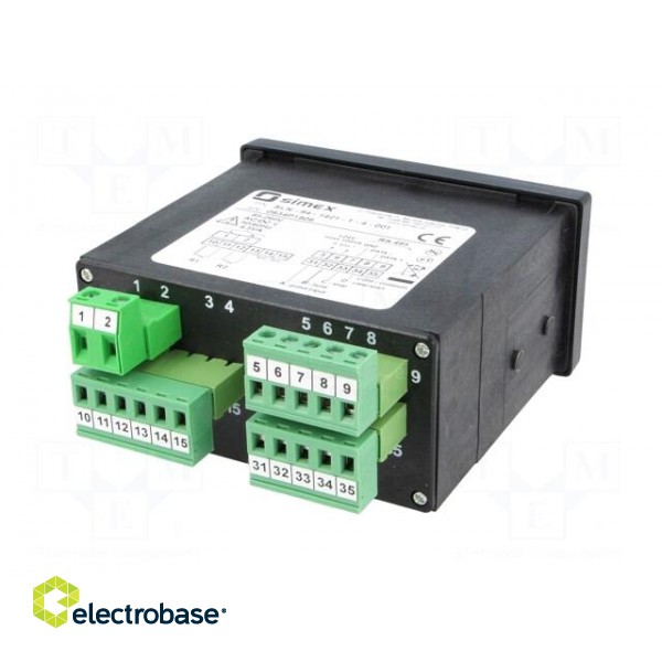 Counter: electronical | LED x2 | pulses | 999 | supply | IP65 фото 6