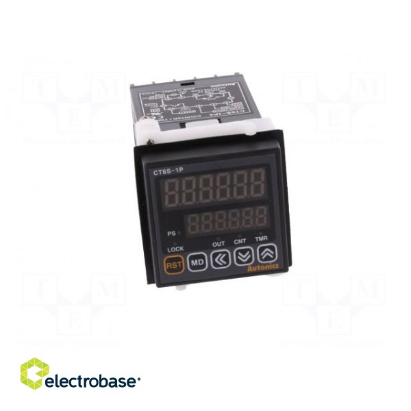 Counter: electronical | LED x2 | time/pulses | SPDT | IN 1: NPN,PNP image 9