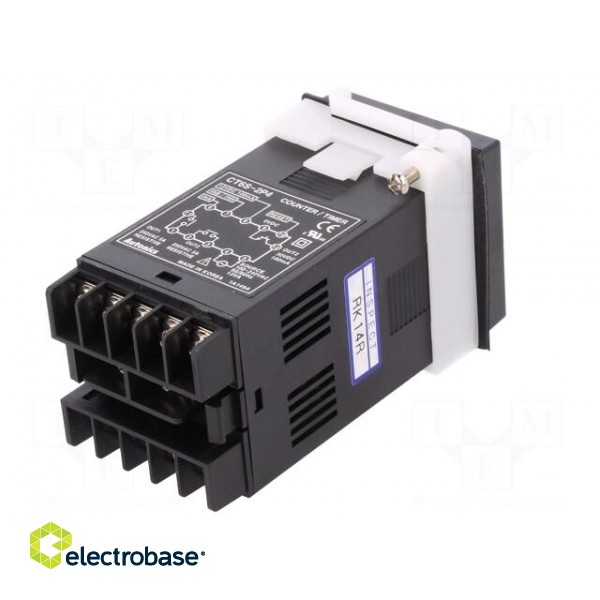 Counter: electronical | LED x2 | time/pulses | SPST | IN 1: NPN,PNP paveikslėlis 6