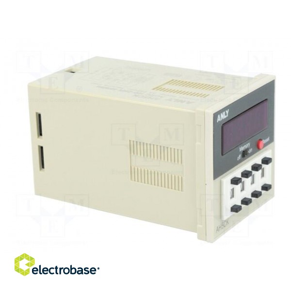 Counter: electronical | LED,mechanical indicator | pulses | 9999 фото 8