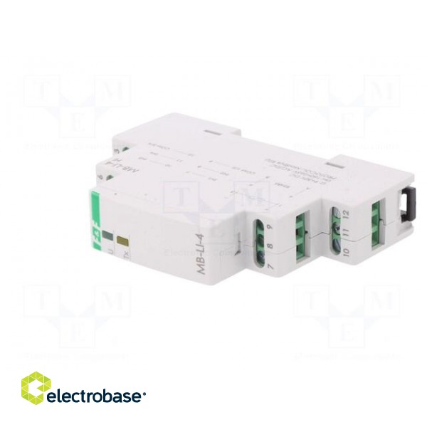 Counter: electronical | pulses | RS485 MODBUS RTU | IP20 | 18x65x90mm image 2