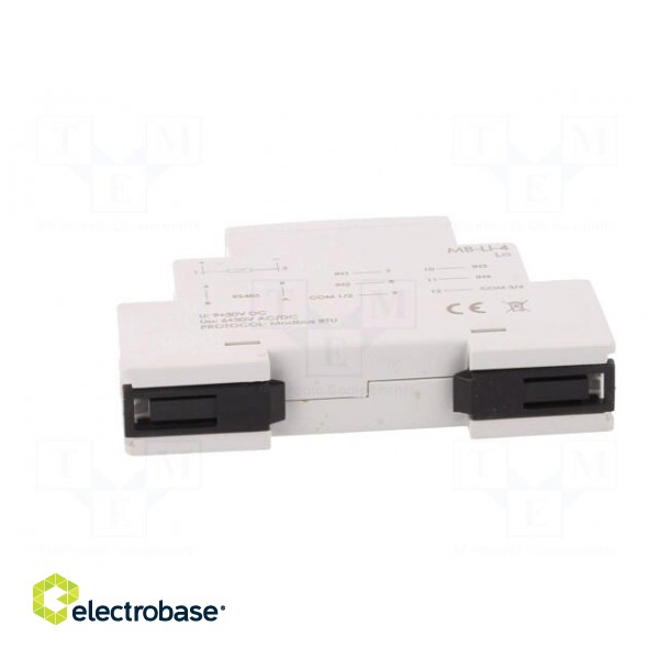 Counter: electronical | pulses | RS485 MODBUS RTU | IP20 | 18x65x90mm фото 5