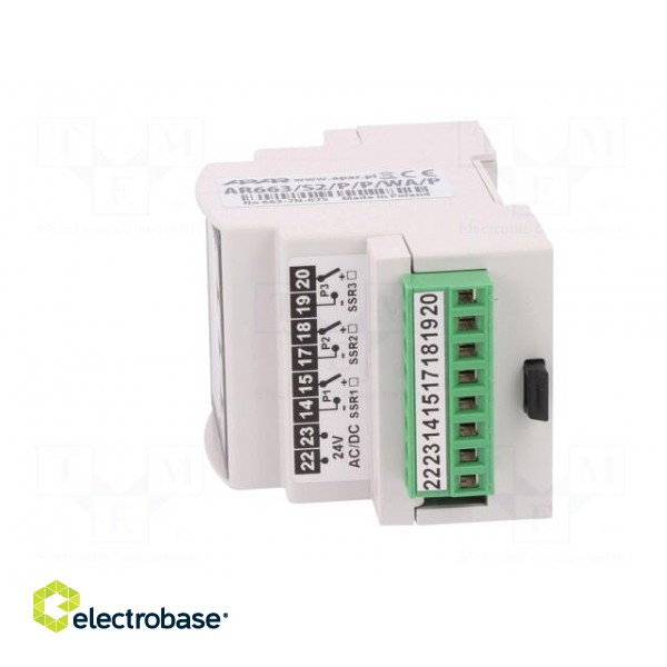 Module: dual channel regulator | relay | OUT 2: relay | DIN | 0÷50°C фото 3