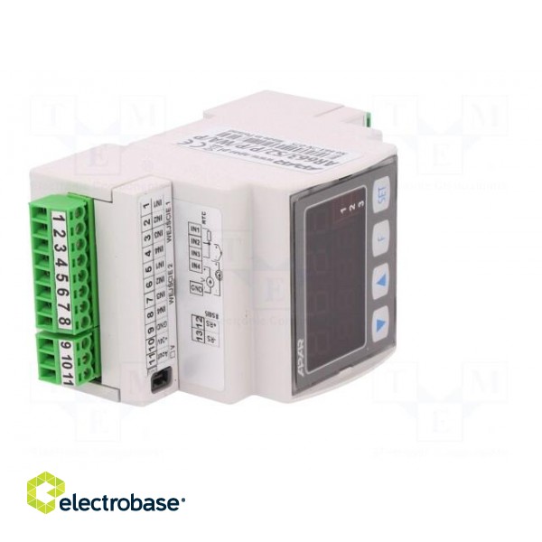 Module: dual channel regulator | relay | OUT 2: relay | DIN | 0÷50°C фото 8