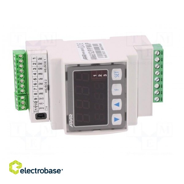 Module: dual channel regulator | relay | OUT 2: relay | DIN | 0÷50°C фото 9