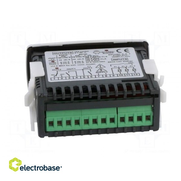 Module: regulator | NTC | temperature | SPST-NO | OUT 2: SPDT | on panel фото 5