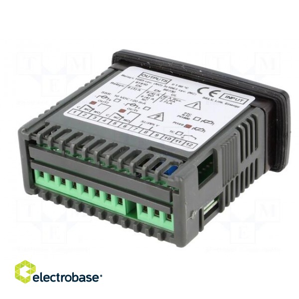 Module: regulator | Pt100 | temperature | SPDT | OUT 2: SPDT | on panel image 6