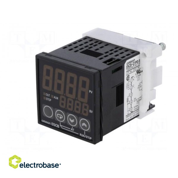 Module: regulator | Pt100 | temperature | SSR | OUT 2: SPST-NO | panel image 2