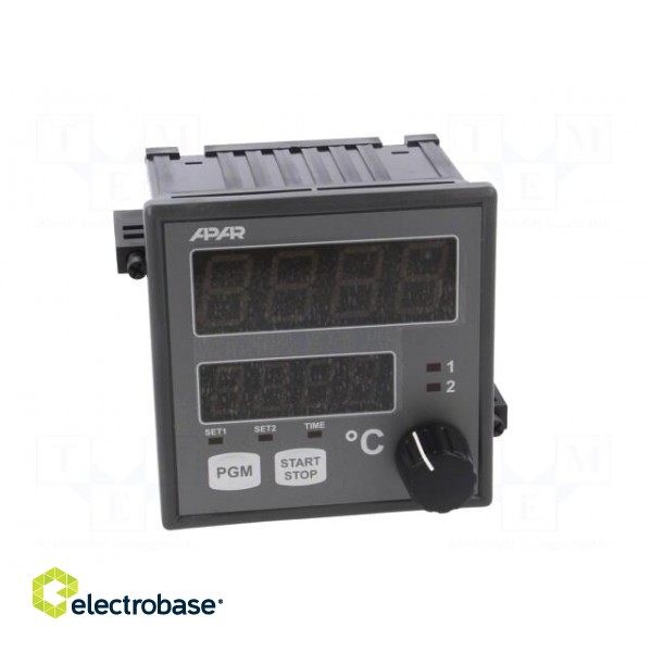 Module: regulator | temperature | relay | OUT 2: relay | panel | 0÷50°C фото 9