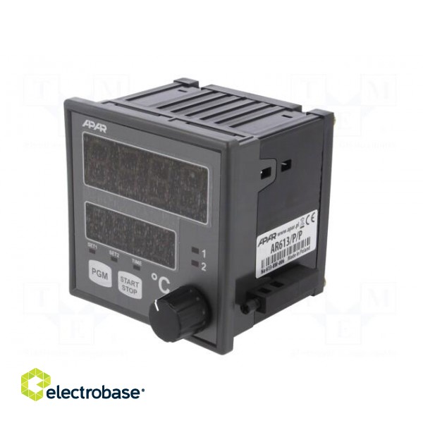 Module: regulator | temperature | relay | OUT 2: relay | panel | 0÷50°C фото 2