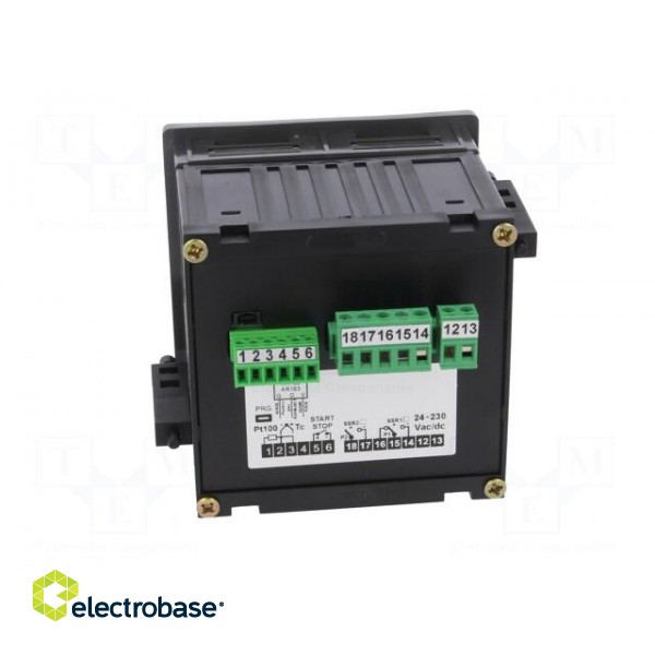 Module: regulator | temperature | relay | OUT 2: relay | panel | 0÷50°C фото 5