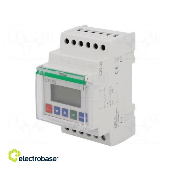 Module: regulator | temperature | SPDT,relay | DIN | 16A | -100÷400°C image 1