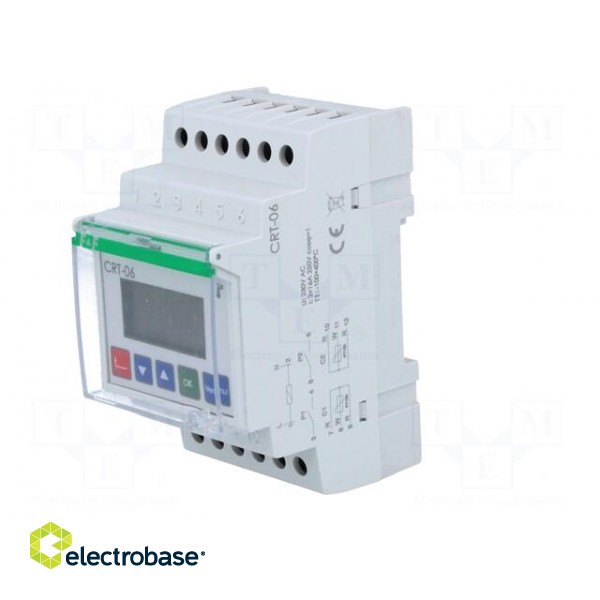 Module: regulator | temperature | SPST-NO,relay | DIN | 16A | OUT 2: 16A paveikslėlis 2