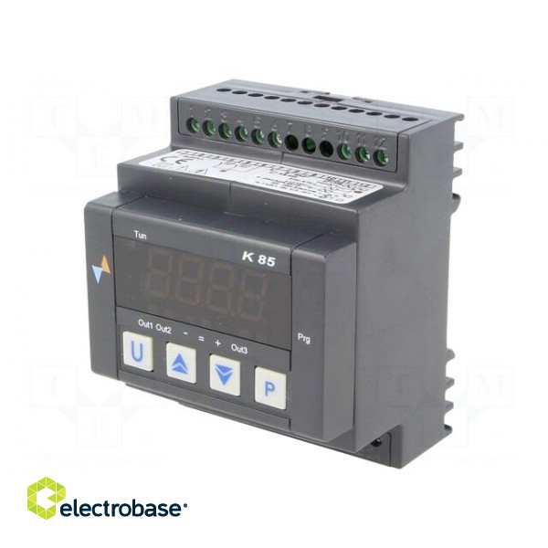 Module: regulator | temperature | SPDT | OUT 2: SPDT | DIN | 250VAC/8A image 1