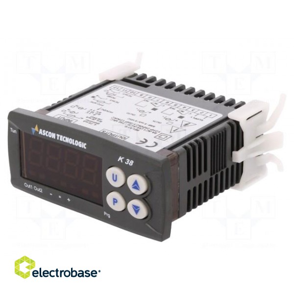 Module: regulator | temperature | SPDT | OUT 2: SPDT | on panel | 0÷50°C