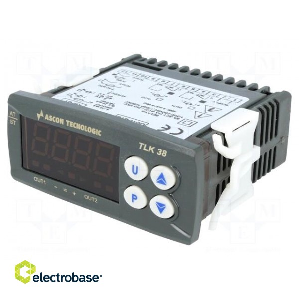 Module: regulator | temperature | SPDT | OUT 2: SPDT | on panel | 0÷50°C фото 1