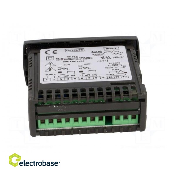 Module: regulator | temperature | SPDT | OUT 2: SPDT | on panel | 0÷50°C image 5