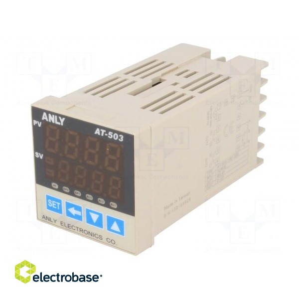 Module: regulator | temperature | SPST-NO | OUT 2: 0÷10V | on panel image 1