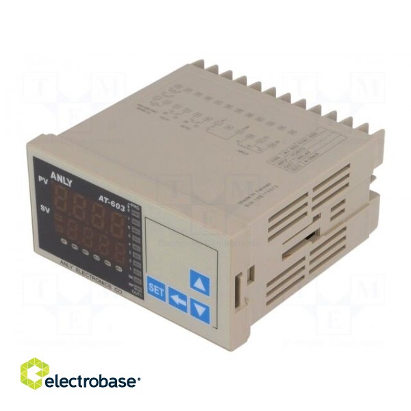 Module: regulator | temperature | SPST-NO | OUT 2: 4÷20mA | panel | IP20 image 1