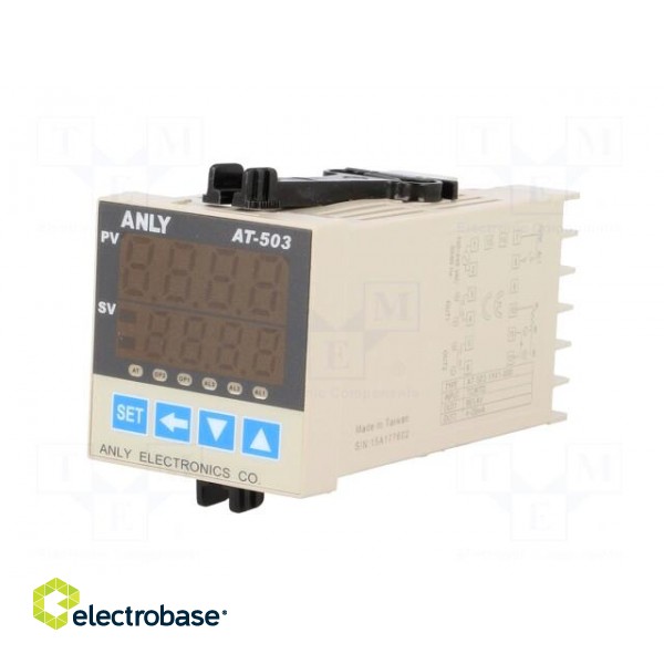 Module: regulator | temperature | SPST-NO | OUT 2: 4÷20mA | panel | IP20 фото 2