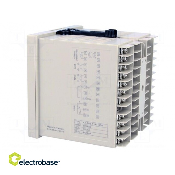 Module: regulator | temperature | SPST-NO | OUT 2: 4÷20mA | panel | IP20 фото 6