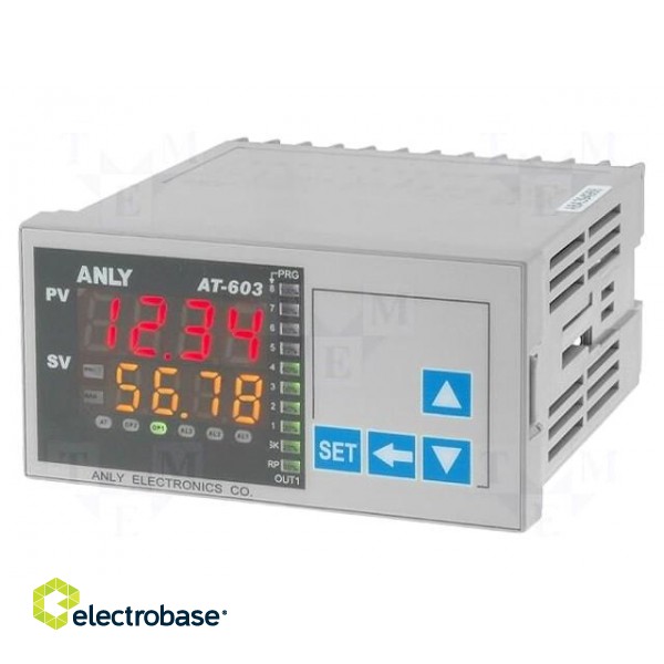 Module: regulator | temperature | SPST-NO | OUT 2: 4÷20mA | panel | IP20