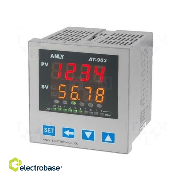 Module: regulator | temperature | SPST-NO | OUT 2: 4÷20mA | panel | IP20