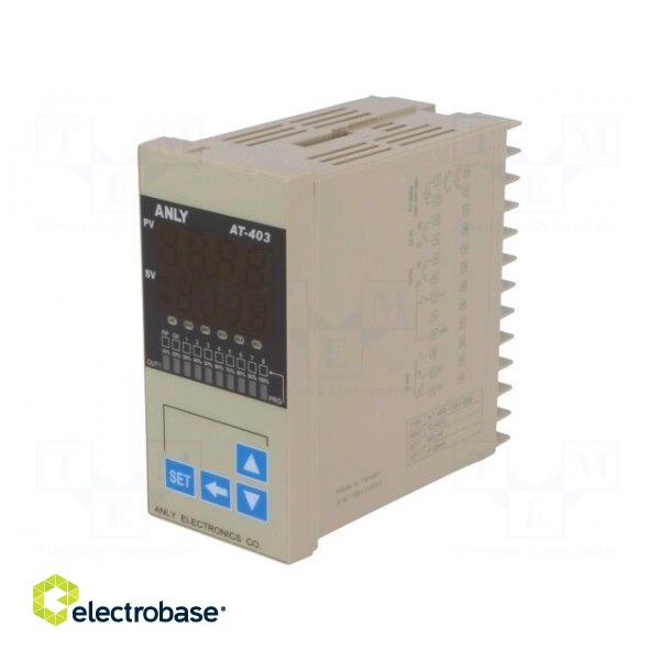 Module: regulator | temperature | SPST-NO | OUT 2: 4÷20mA | panel | IP20 фото 1