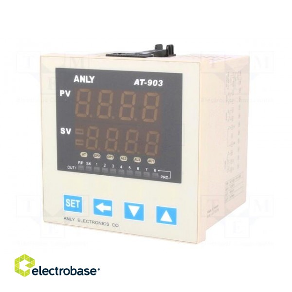 Module: regulator | temperature | SPST-NO | OUT 2: 4÷20mA | panel | IP20 image 2