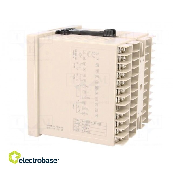 Module: regulator | temperature | SPST-NO | OUT 2: 4÷20mA | panel | IP20 image 4